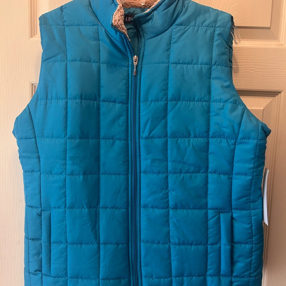 Blue Quilted Women's Vest